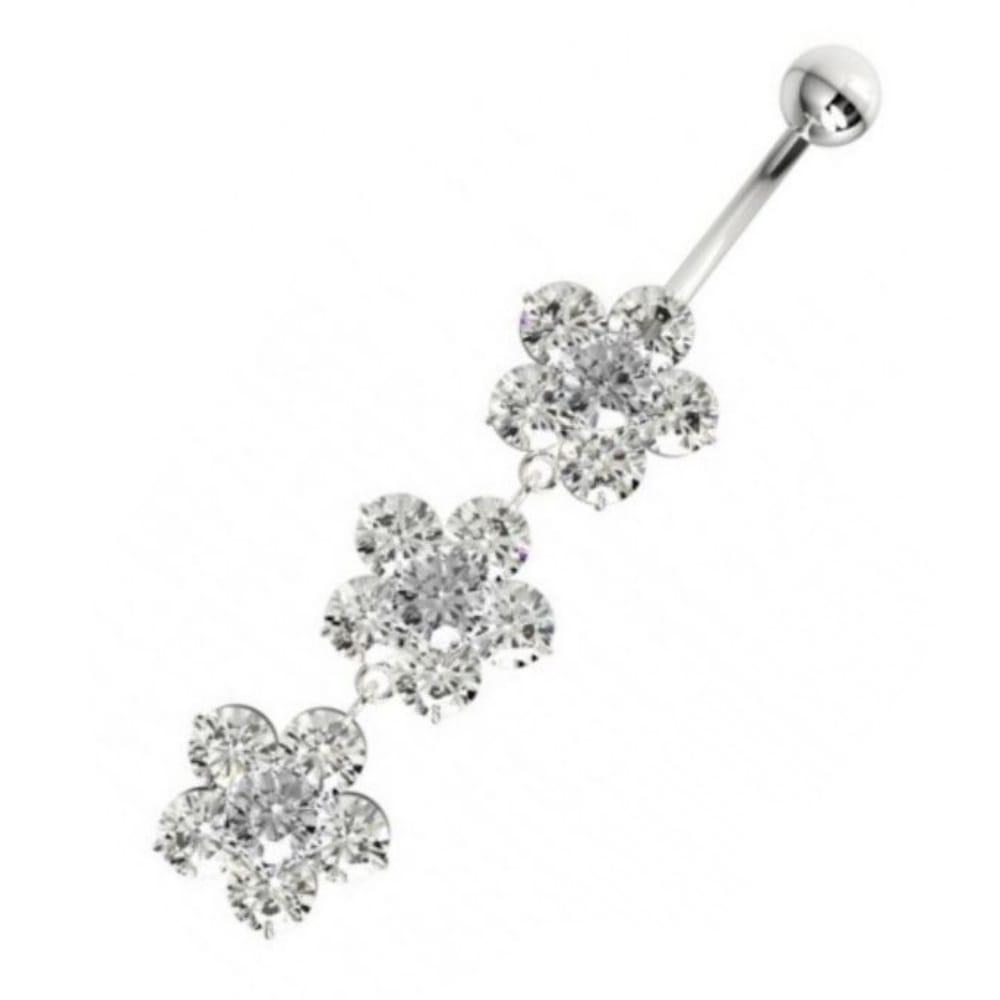 Bananabell Acciaio Fiori con pendente Argento925%